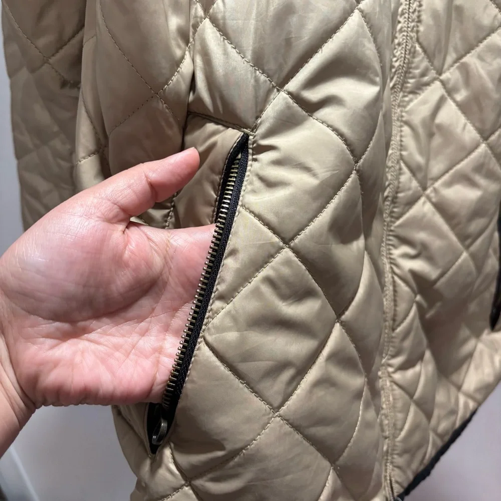 Ralph Lauren tan quilted jacket #preppy #outerwear - Picture 7 of 9